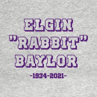 Elgin "Rabbit" Baylor Memorial Varsity Print T-Shirt